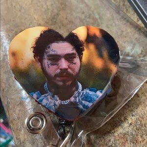 Post Malone badge holder